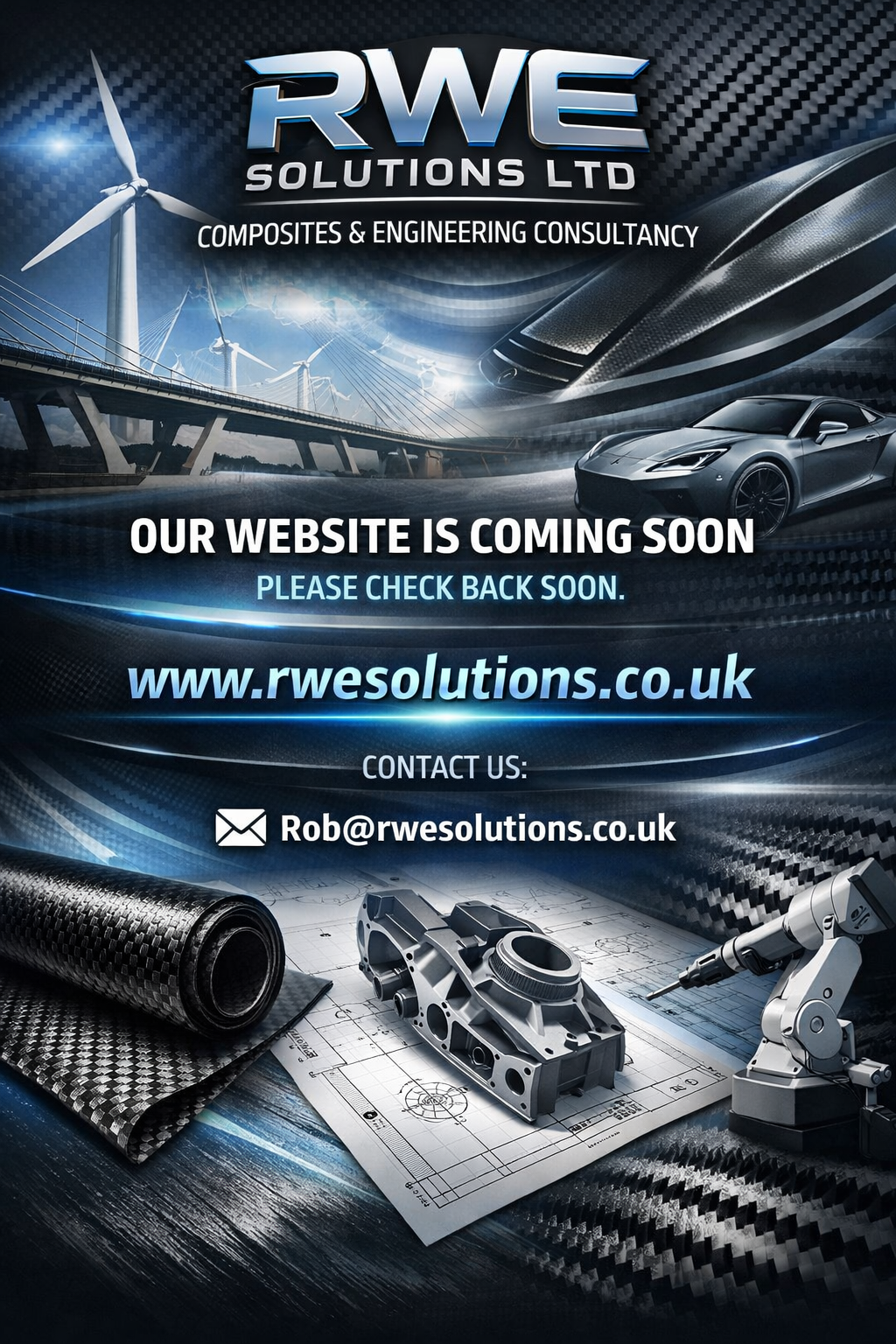 RWE Solutions Ltd website coming soon holding page